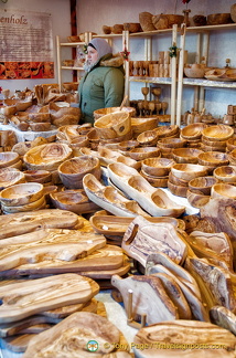 Wooden products from olive trees